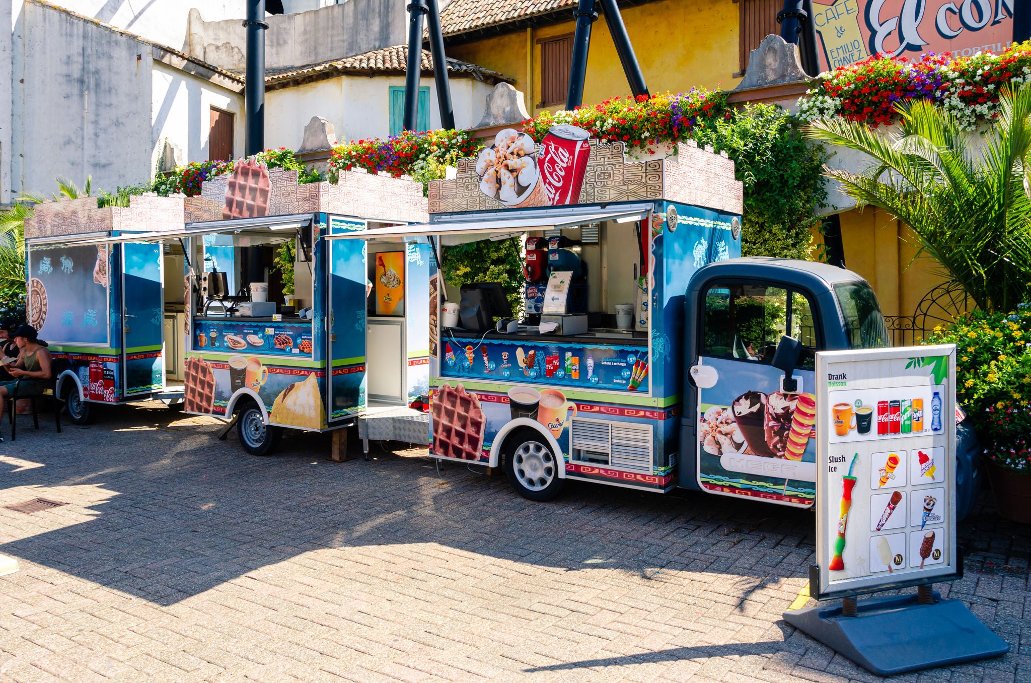 Huracan foodtruck exterieur.